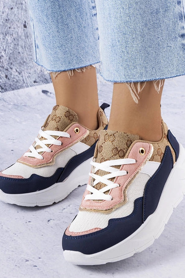 Tmavo modré tenisky so...