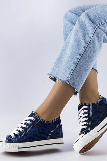 Námornícko modré trblietavé...