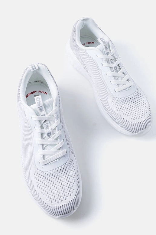 Bielo-sivé pánske športové topánky,... Bielo-sivé pánske športové topánky,...