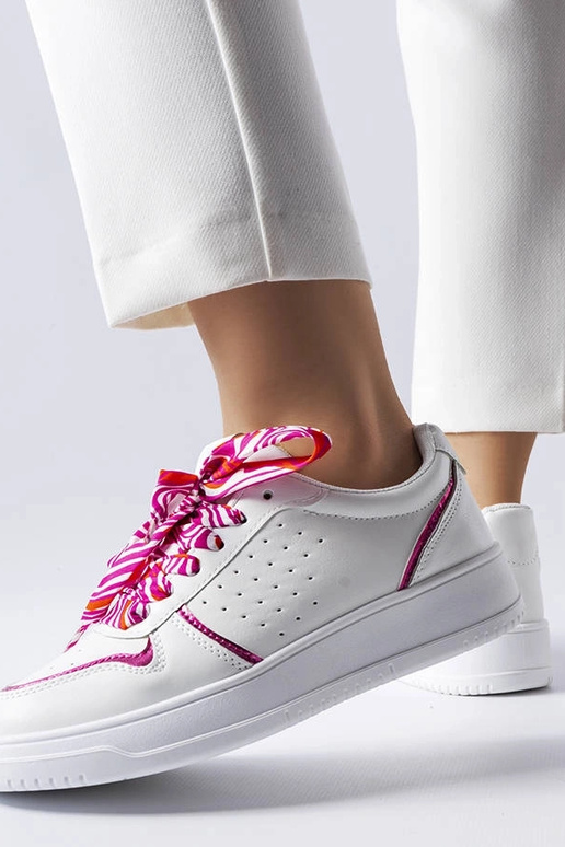 Biele tenisky so stuhou Pryor