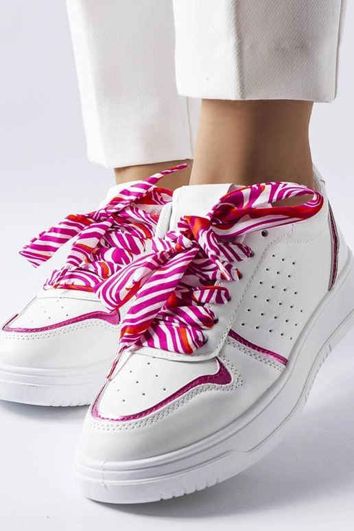 Biele tenisky so stuhou Pryor