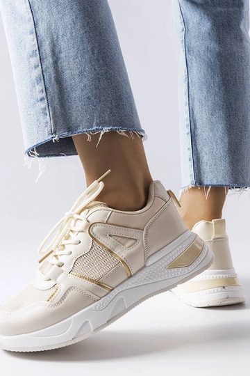 Béžové tenisky Caya zo... 2