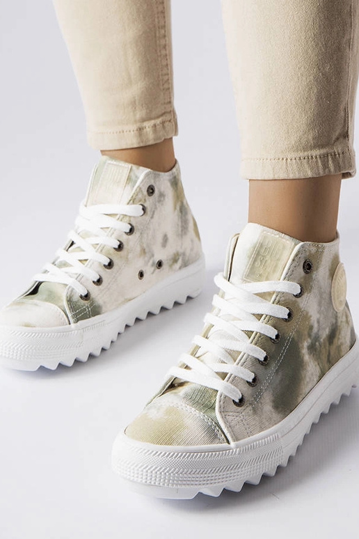 Vzorované tenisky Big Star Green...