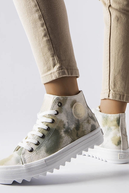 Vzorované tenisky Big Star Green...