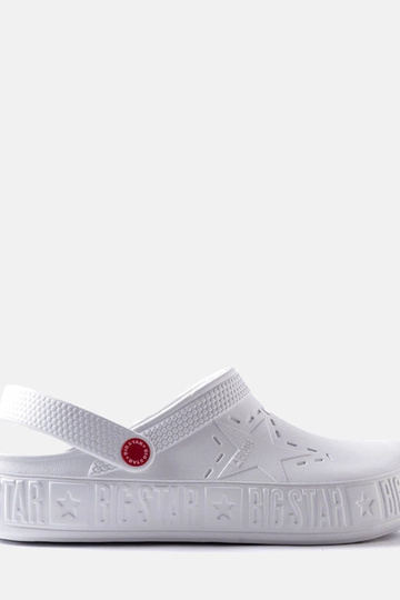 Big Star II175003 biele šľapky