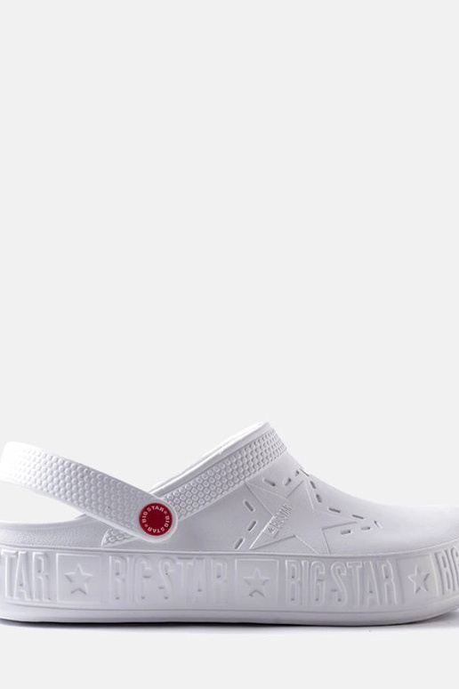 Big Star II175003 biele šľapky
