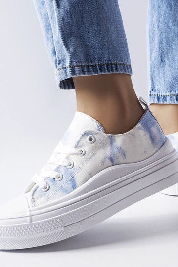 Bielo-modré tenisky Rocheleau