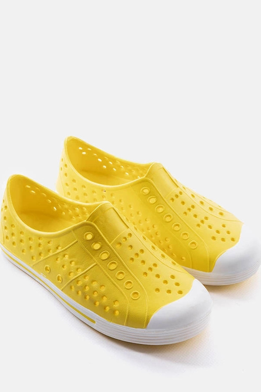 Žlté detské bazénové šľapky Peppin