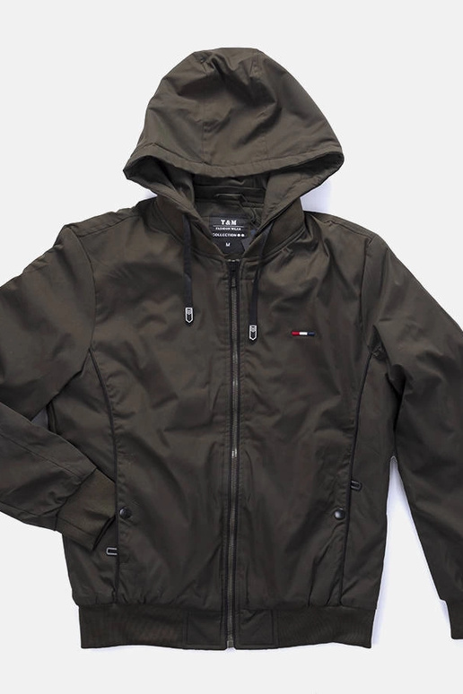 Zelená pánska vetrovka Duplessis s...