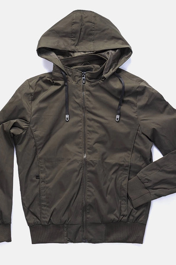 Zelená pánska vetrovka...