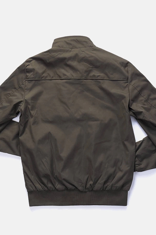 Zelená pánska bunda so stojačikom...