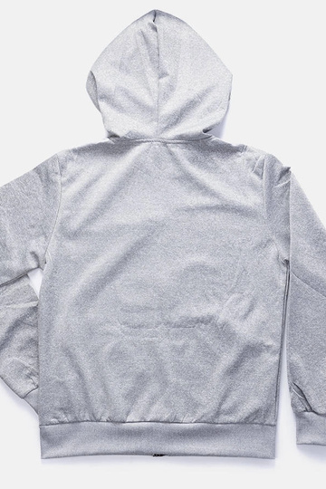 Pánska svetlošedá mikina s... 2