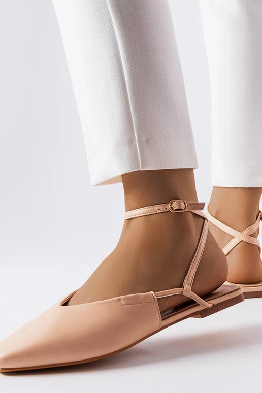 Ružové sandále s uzavretou špičkou...