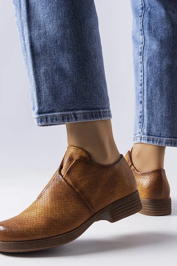 Hnedé nazúvacie poltopánky... 2