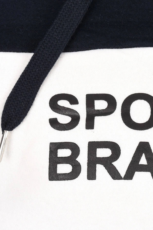 Svetlošedá pánska mikina s kapucňou