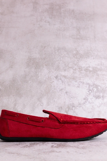 Červené pánske mokasíny,... 2