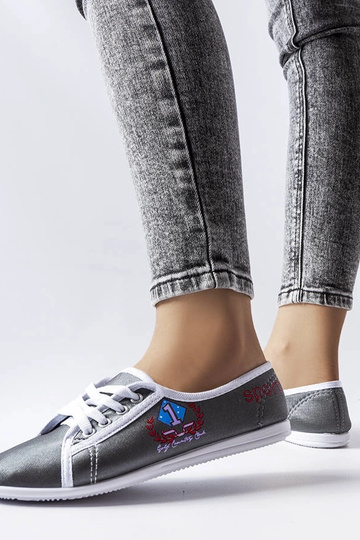 Sivé dámske tenisky Woodstock