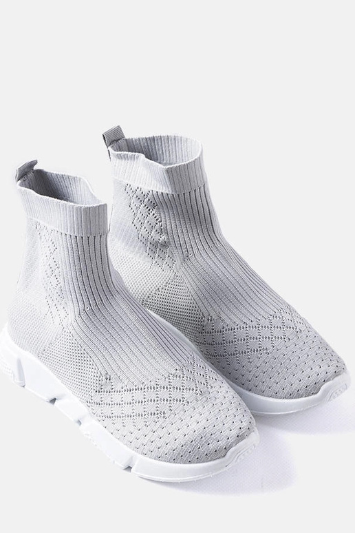 Šedé ponožkové tenisky značky Olot