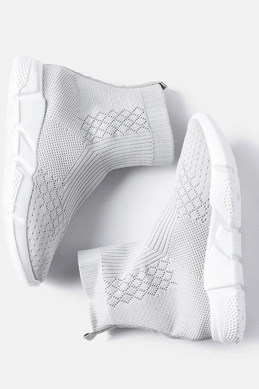 Šedé ponožkové tenisky značky Olot