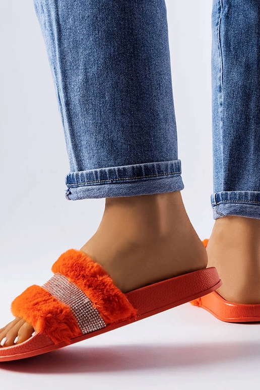 Oranžové sklíčka so zirkónmi Carrito