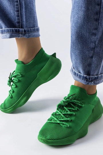 Zelené látkové tenisky Côté