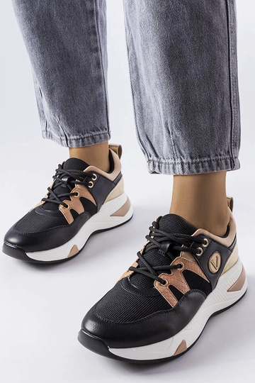 Čierno-zlaté tenisky Vinceza