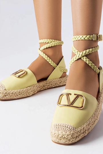 Zelené šnurovacie espadrilky rodič