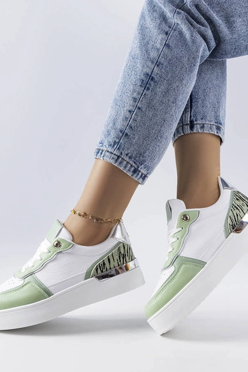 Zelené tenisky na platforme... 2