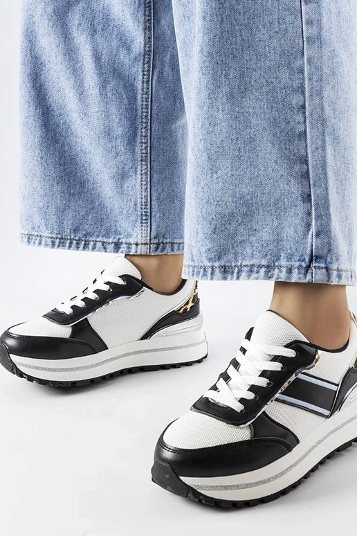 Čierne tenisky s trblietavými...