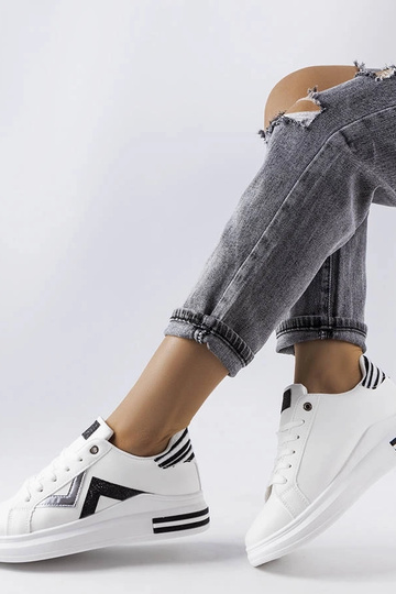 Monty čierno-biele tenisky... 2