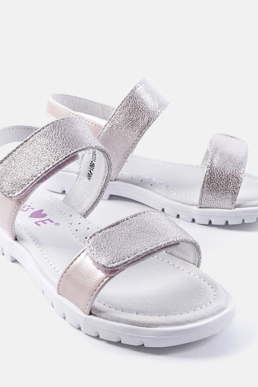 Ružové detské sandále Elkview