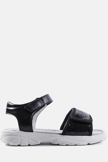 Čierne detské sandále Grenier