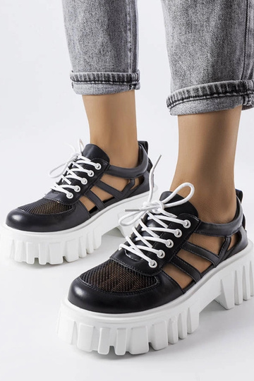 Čierne poltopánky na... 2