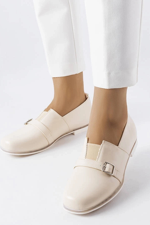 Pieskové poltopánky s koženou...