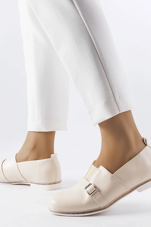 Pieskové poltopánky s koženou...