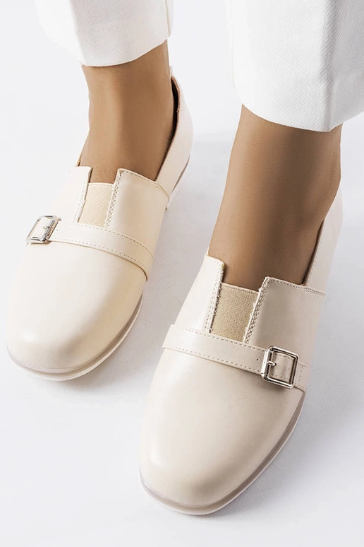 Pieskové poltopánky s koženou...