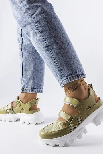 Zelené tenisky s masívnou...