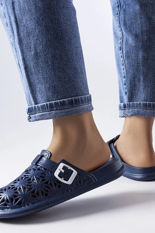 Námornícka modrá prelamované gumené...