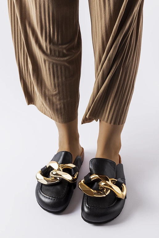 Čierne retiazkové žabky Christelle