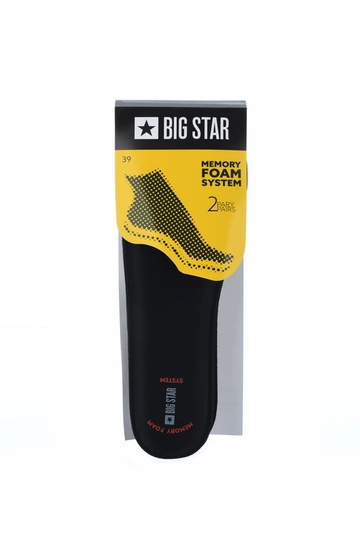 Čierne vložky Big Star Memory Foam 2