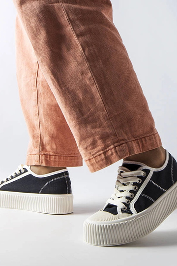 Čierne tenisky na platforme... 2