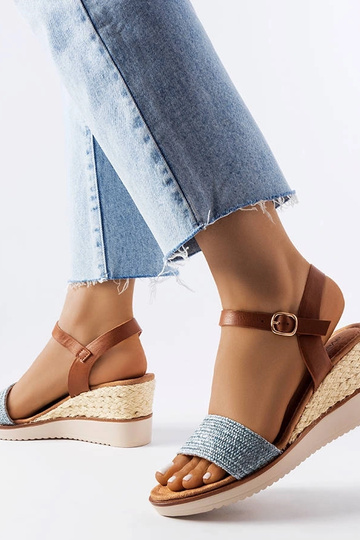 Modré sandále Miami na kline