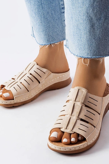 Béžové džersejové kliny