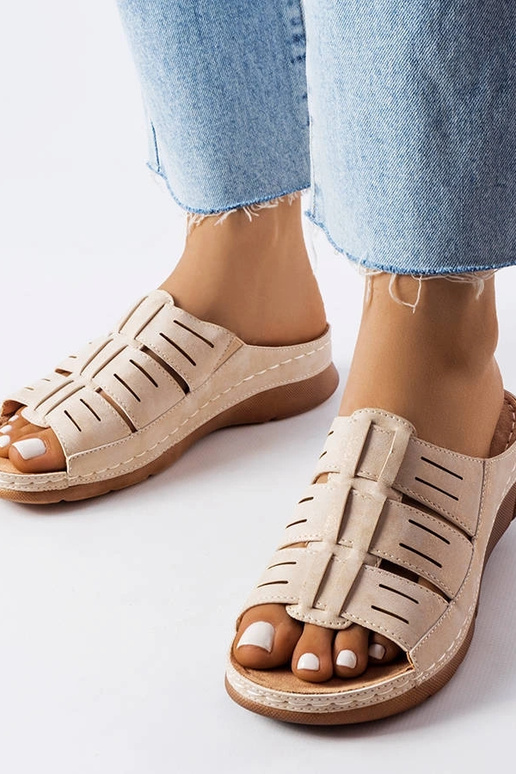 Béžové džersejové kliny