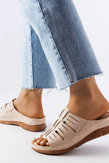 Béžové džersejové kliny 2