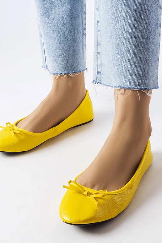 Žlté baleríny s mašličkou, „Vaillancour"