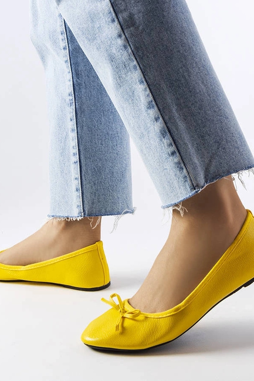 Žlté baleríny s mašličkou, „Vaillancour"