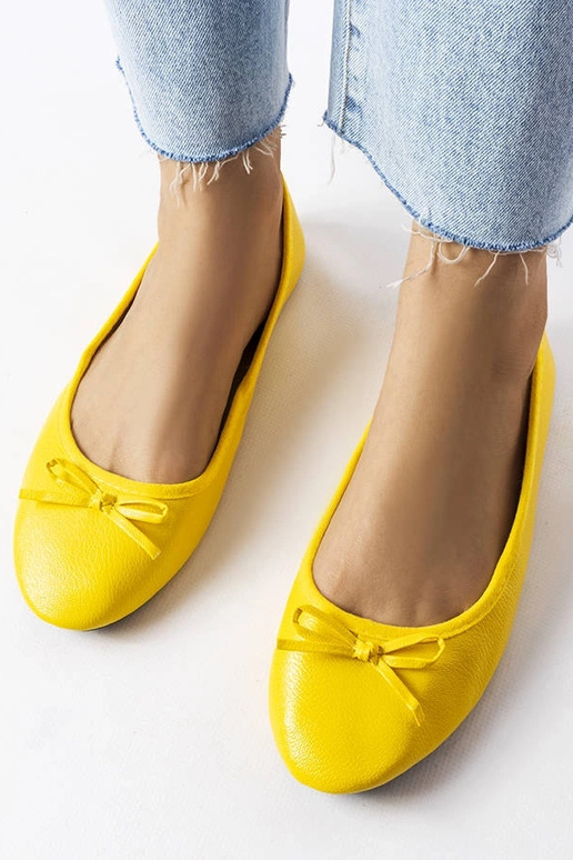 Žlté baleríny s mašličkou, „Vaillancour"