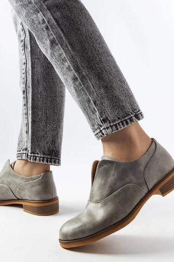 Burdett šedé poltopánky z...