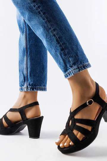 Čierne sandále Monjeau s...